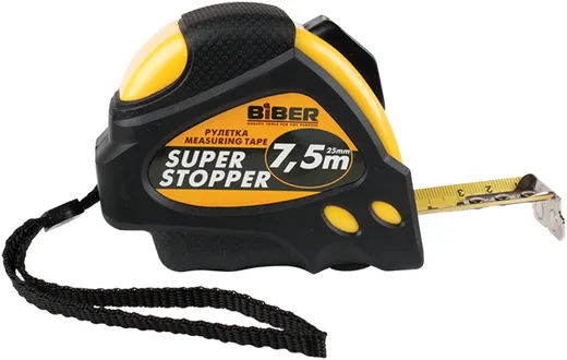 Бибер Super Stopper рулетка с автофиксатором Бибер Super Stopper рулетка с автофиксатором недорого с доставкой