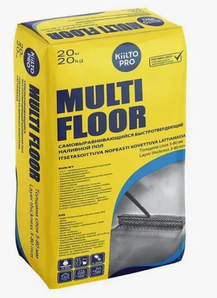 MULTIFLOOR самовыравнивающаяся смесь для выравнивания пола MULTIFLOOR самовыравнивающаяся смесь для выравнивания пола