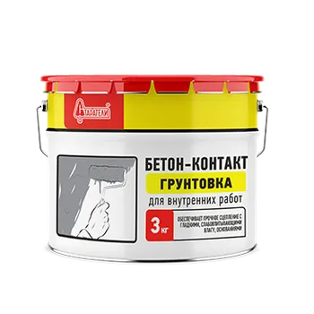 Грунтовка "Бетон-контакт" 3 кг Грунтовка "Бетон-контакт" 3 кг недорого с доставкой