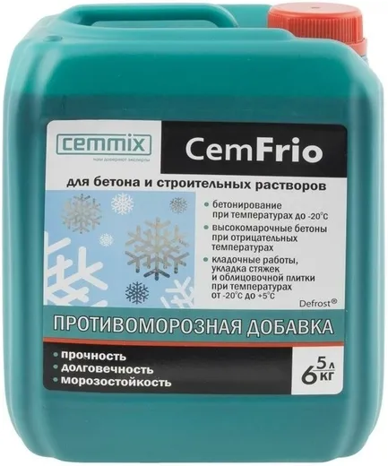 Cemmix Cemfrio Противоморозная добавка для строительных растворов Cemmix Cemfrio Противоморозная добавка для строительных растворов