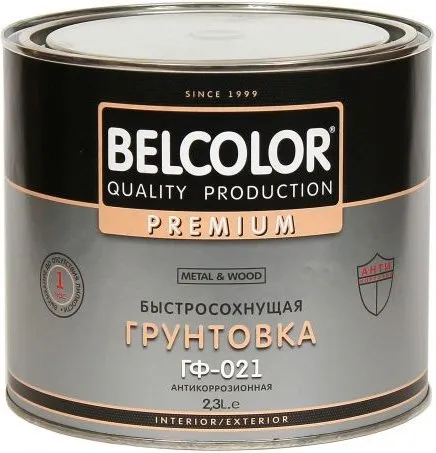 Belcolor Premium ГФ-021 Metal & Wood грунтовка антикоррозионная быстросохнущая
