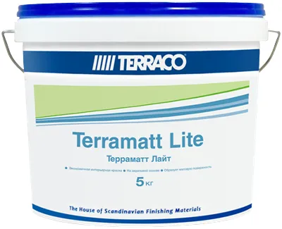 Terraco Terramatt Lite краска акриловая для внутренних работ Terraco Terramatt Lite краска акриловая для внутренних работ