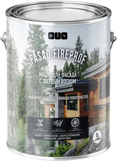 DIV Fasad Fireprof масло для фасада с твердым воском DIV Fasad Fireprof масло для фасада с твердым воском