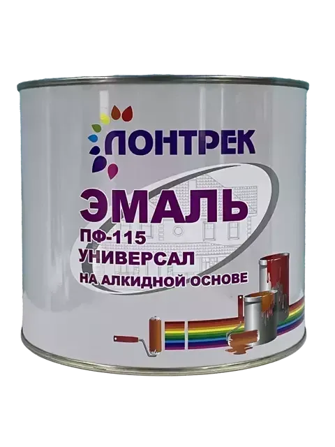 Лонтрек Эмаль ПФ-115 2.4 кг кг Цвет -Синий