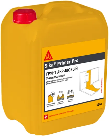 Sika Primer Pro грунт акриловый универсальный Sika Primer Pro грунт акриловый универсальный недорого с доставкой