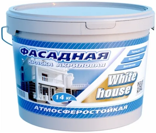 White House краска акриловая фасадная атмосферостойкая White House краска акриловая фасадная атмосферостойкая недорого с доставкой