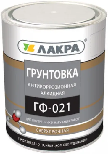 Лакра ГФ-021 грунтовка антикоррозионная алкидная быстросохнущая Лакра ГФ-021 грунтовка антикоррозионная алкидная быстросохнущая недорого с доставкой