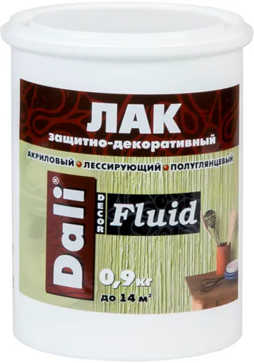 Dali Decor Fluid лак защитно-декоративный акриловый лессирующий Dali Decor Fluid лак защитно-декоративный акриловый лессирующий