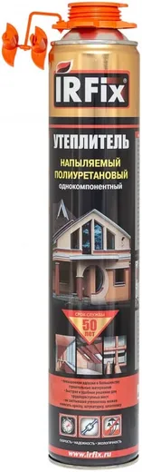 Irfix утеплитель напыляемый полиуретановый однокомпонентный Irfix утеплитель напыляемый полиуретановый однокомпонентный