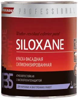 Parade Professional F35 Siloxane краска фасадная силиконизированная Parade Professional F35 Siloxane краска фасадная силиконизированная