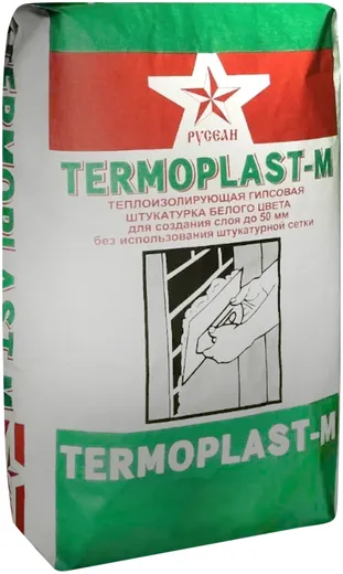 Русеан Termoplast-M теплоизолирующая гипсовая штукатурная смесь