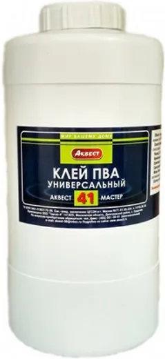 Аквест Мастер A 41 клей ПВА универсальный Аквест Мастер A 41 клей ПВА универсальный недорого с доставкой
