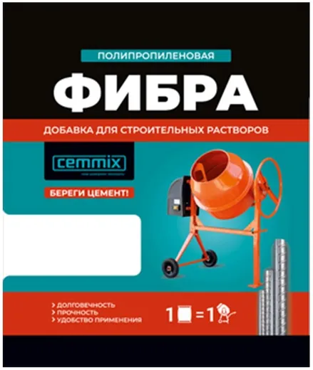 Cemmix Фибра Полипропиленовая добавка для строительных растворов Cemmix Фибра Полипропиленовая добавка для строительных растворов недорого с доставкой