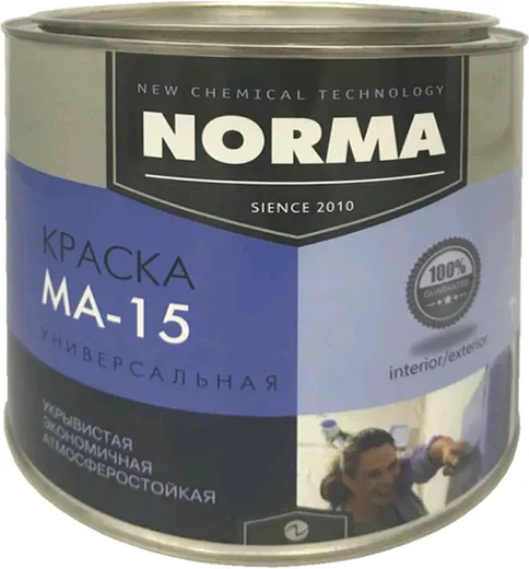 Новоколор МА-15 Norma краска универсальная Новоколор МА-15 Norma краска универсальная недорого с доставкой
