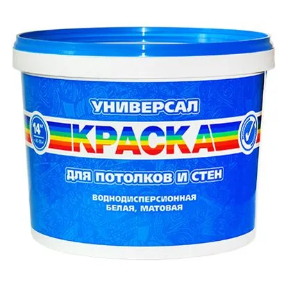 УНИВЕРСАЛ Краска для потолков и стен УНИВЕРСАЛ Краска для потолков и стен недорого с доставкой