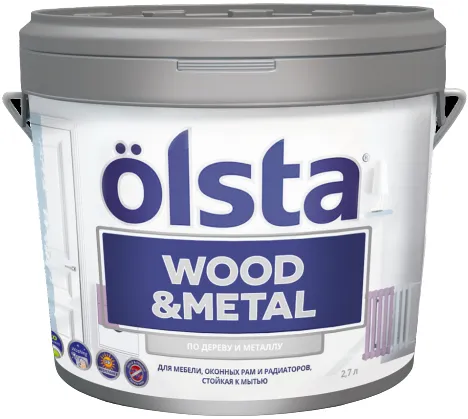 Olsta Wood & Metal краска по дереву и металлу Olsta Wood & Metal краска по дереву и металлу недорого с доставкой