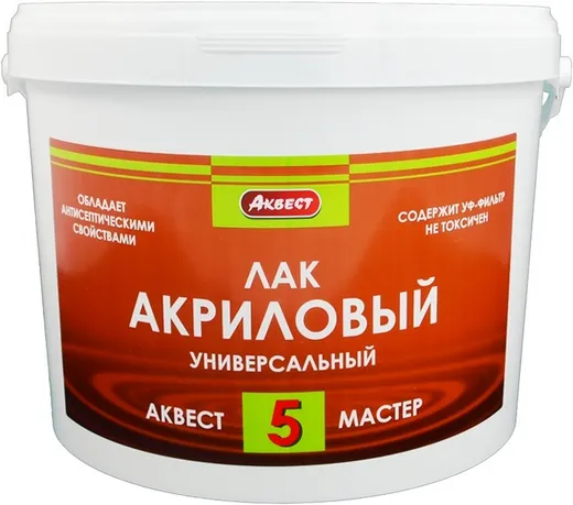 Аквест Мастер 5 лак акриловый универсальный Аквест Мастер 5 лак акриловый универсальный