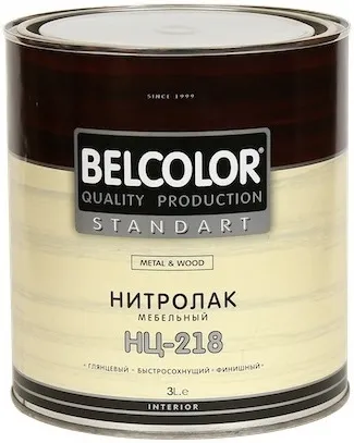 Belcolor Standart НЦ-218 Metal & Wood нитролак мебельный Belcolor Standart НЦ-218 Metal & Wood нитролак мебельный недорого с доставкой