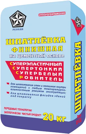 Русеан шпатлевка на цементной основе Русеан шпатлевка на цементной основе