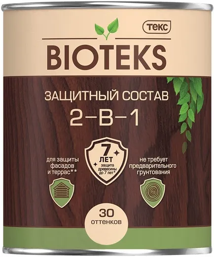 Текс Bioteks 2-в-1 защитный лессирующий состав Текс Bioteks 2-в-1 защитный лессирующий состав недорого с доставкой