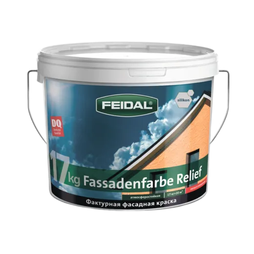Feidal Silikon Fassadenfarbe Relief фактурная силиконовая краска по минеральным основаниям