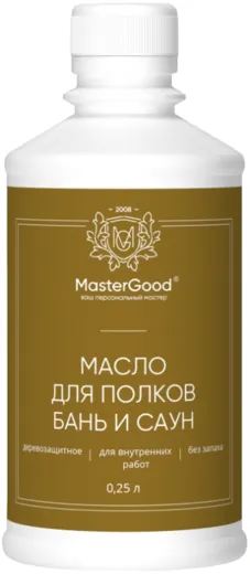 Master Good масло для полков бань и саун Master Good масло для полков бань и саун
