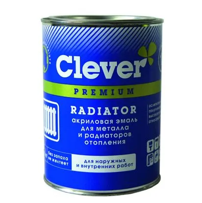 CLEVER RADIATOR акриловая эмаль CLEVER RADIATOR акриловая эмаль недорого с доставкой