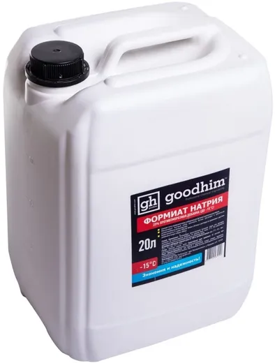 Goodhim ФН-25% формиат натрия противоморозная добавка Goodhim ФН-25% формиат натрия противоморозная добавка