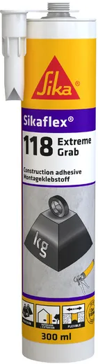 Sika Sikaflex-118 Extreme Grab высокопрочный клей Sika Sikaflex-118 Extreme Grab высокопрочный клей