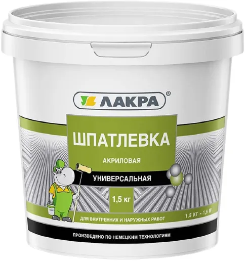 Лакра шпатлевка акриловая универсальная Лакра шпатлевка акриловая универсальная недорого с доставкой