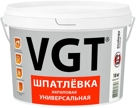 ВГТ шпатлевка акриловая универсальная ВГТ шпатлевка акриловая универсальная недорого с доставкой