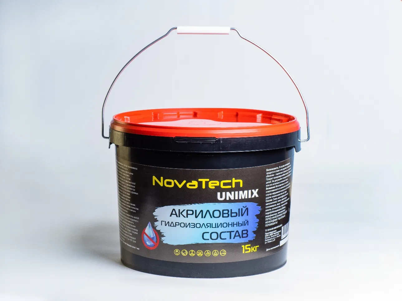 Акриловый гидроизоляционный состав NovaTech UNIMIX Акриловый гидроизоляционный состав NovaTech UNIMIX