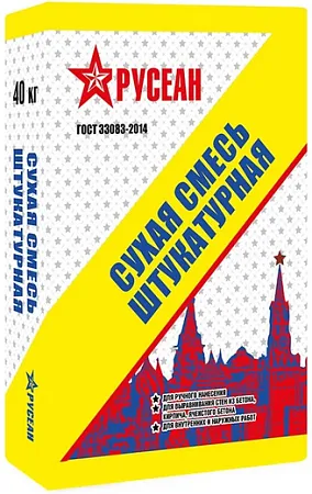 Русеан смесь штукатурная модифицированная Русеан смесь штукатурная модифицированная недорого с доставкой