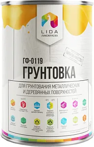 Лакокраска Lida ГФ-0119 грунтовка недорого с доставкой
