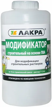 Лакра Модификатор состав строительный на основе ПВА Лакра Модификатор состав строительный на основе ПВА недорого с доставкой