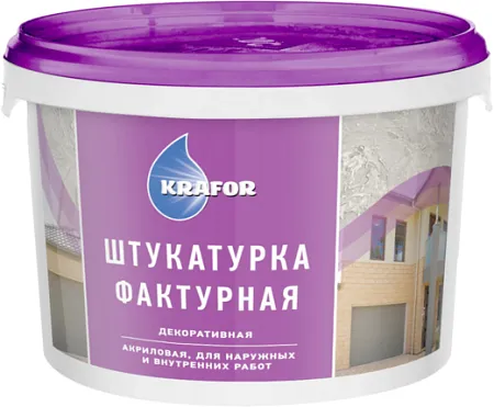 Крафор штукатурка декоративная акриловая фактурная Крафор штукатурка декоративная акриловая фактурная
