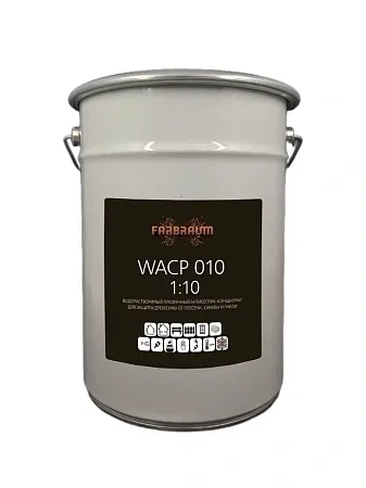 FARBRAUM WACP 010 Водорастворимый прозрачный антисептик-концентрат для защиты древесины от плесени, синевы и гнили FARBRAUM WACP 010 Водорастворимый прозрачный антисептик-концентрат для защиты древесины от плесени, синевы и гнили недорого с доставкой