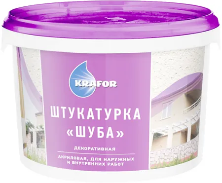 Крафор штукатурка декоративная акриловая шуба Крафор штукатурка декоративная акриловая шуба недорого с доставкой