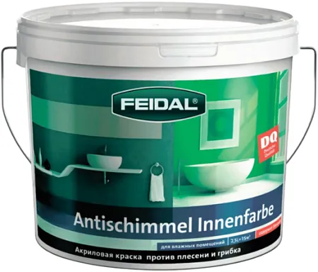 Feidal Antischimmel Innenfarbe краска против плесени и грибка Feidal Antischimmel Innenfarbe краска против плесени и грибка недорого с доставкой