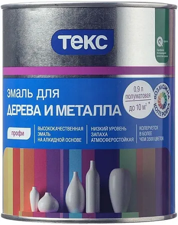 Текс Профи эмаль для дерева и металла Текс Профи эмаль для дерева и металла