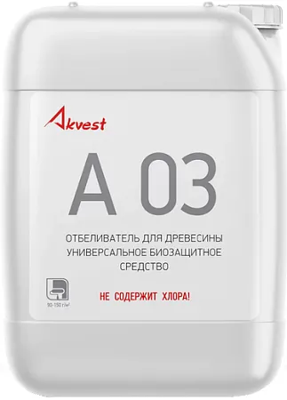 Аквест A 03 отбеливатель для древесины Аквест A 03 отбеливатель для древесины