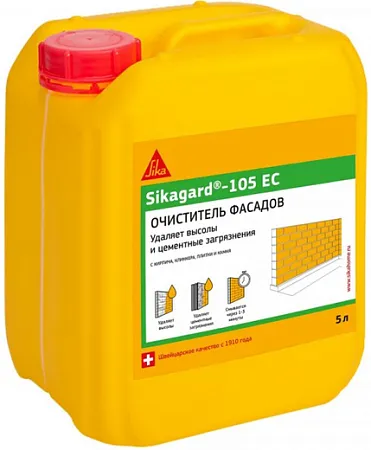 Sika Sikagard-105 EC очиститель фасадов Sika Sikagard-105 EC очиститель фасадов