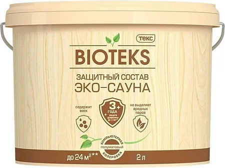Текс Bioteks Эко-Сауна защитный состав Текс Bioteks Эко-Сауна защитный состав недорого с доставкой