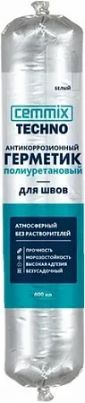 Cemmix Techno антикоррозионный герметик полиуретановый для швов Cemmix Techno антикоррозионный герметик полиуретановый для швов недорого с доставкой