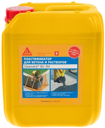Sika Sikament BV 3M пластификатор для бетона Sika Sikament BV 3M пластификатор для бетона недорого с доставкой