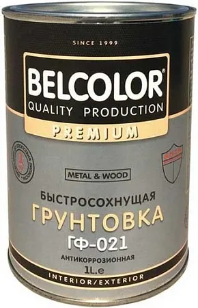Belcolor Premium BLC ГФ-021 грунтовка антикоррозионная быстросохнущая Belcolor Premium BLC ГФ-021 грунтовка антикоррозионная быстросохнущая