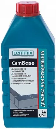Cemmix Cembase Фундамент добавка для строительных растворов Cemmix Cembase Фундамент добавка для строительных растворов