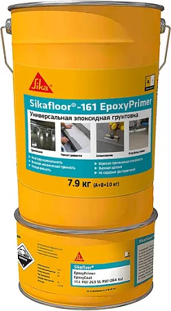 Sika Sikafloor-161 Epoxyprimer универсальная эпоксидная двухкомпонентная грунтовка Sika Sikafloor-161 Epoxyprimer универсальная эпоксидная двухкомпонентная грунтовка недорого с доставкой