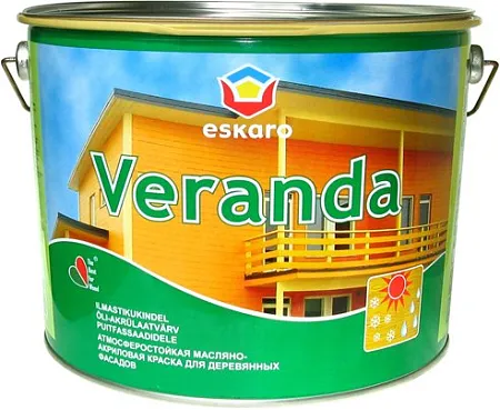 Eskaro Veranda краска масляно-акриловая для древесины Eskaro Veranda краска масляно-акриловая для древесины недорого с доставкой