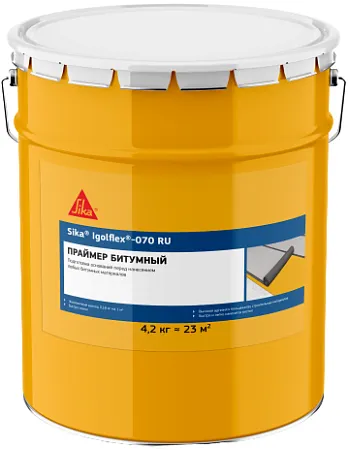 Sika Igolflex-070 битумный праймер на основе растворителя Sika Igolflex-070 битумный праймер на основе растворителя